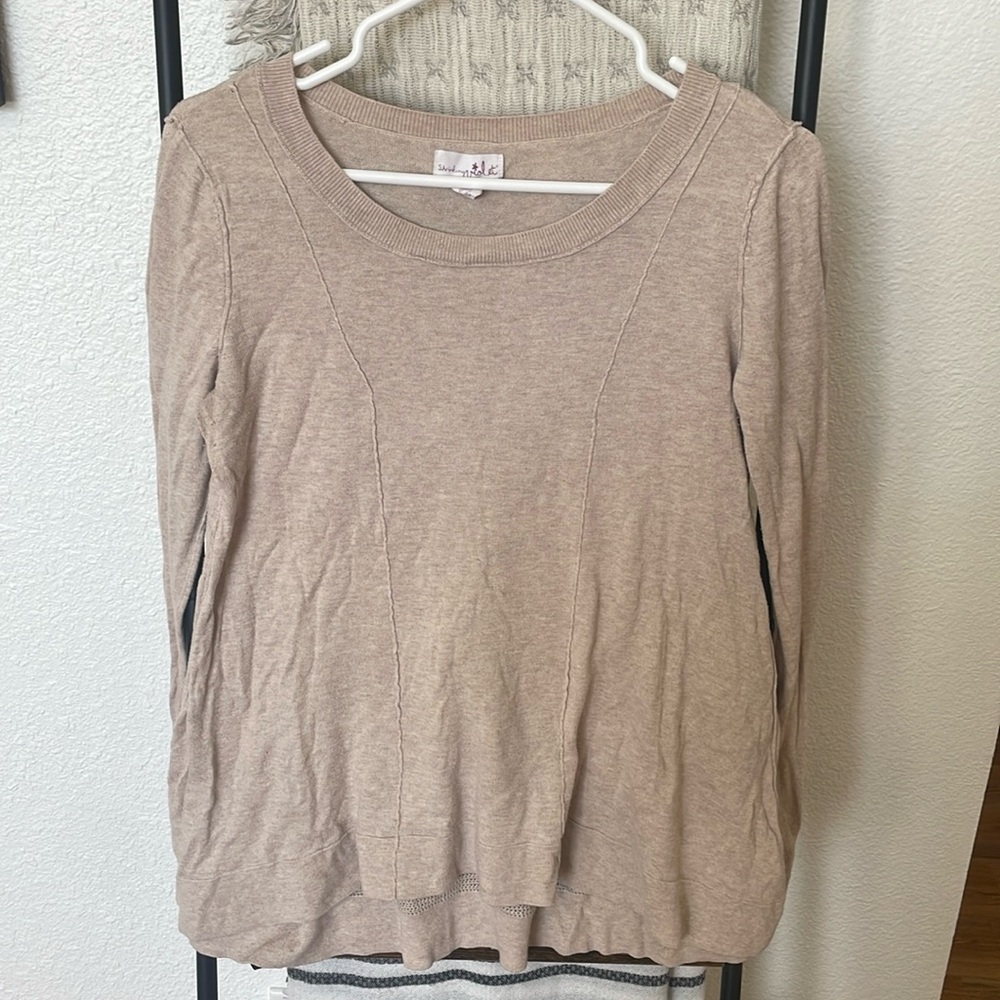 Women’s size large tan sweater